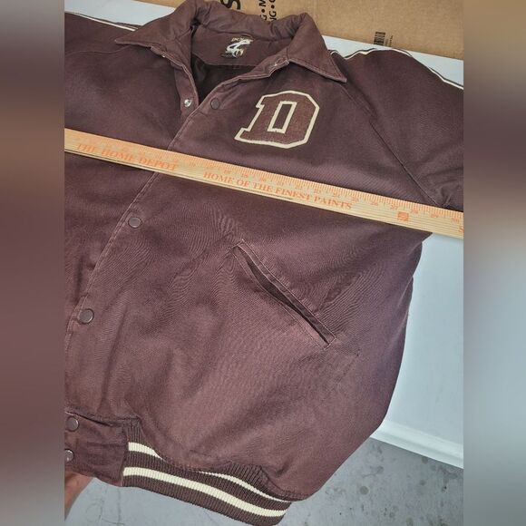 Vintage Down & Dirty DETROIT varsity Jacket Size 2XL - Picture 6 of 7